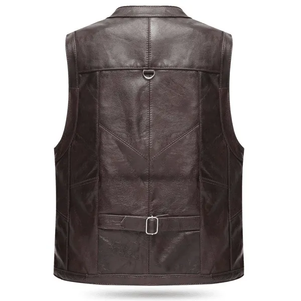 MEN'S PERMITIVE COWHIDE RETRO COUNTRY STYLE VEST sold by Manly product image thumbnail 2