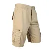 Men's Casual Cotton Washed Multi-Pocket Cargo Shorts 61549521M sold by Manly