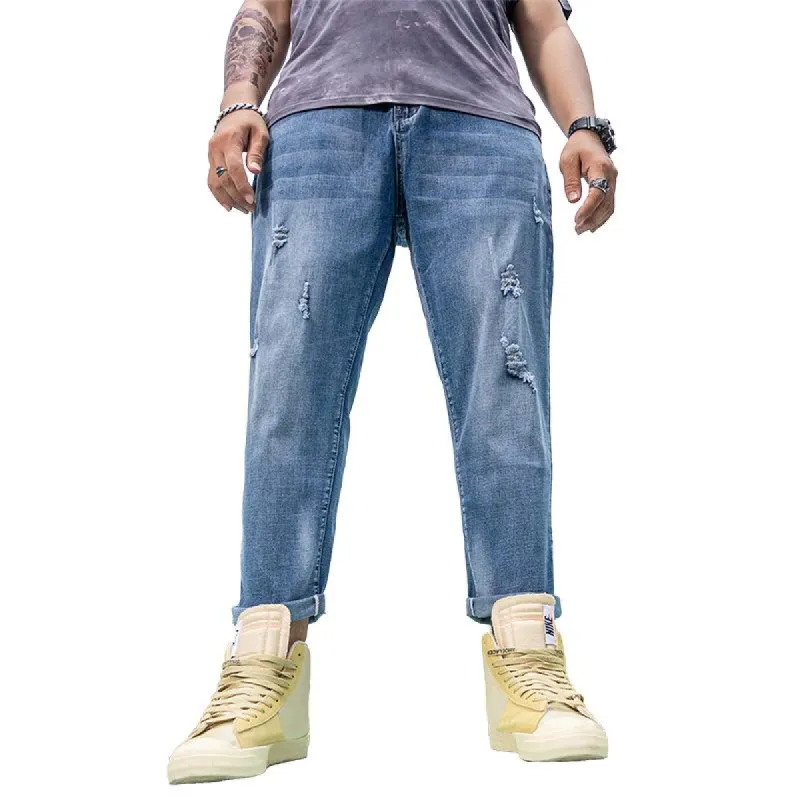Men's Fashion Loose Distressed Casual Jeans 50159483Z sold by Manly