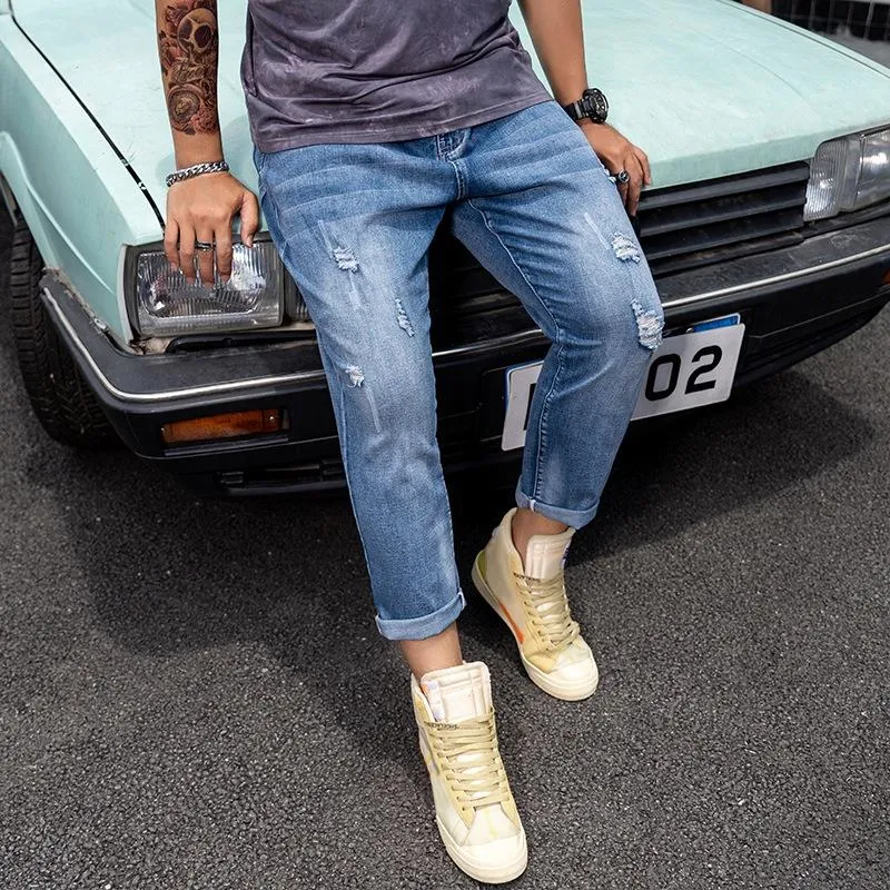 Men's Fashion Loose Distressed Casual Jeans 50159483Z sold by Manly product image thumbnail 2