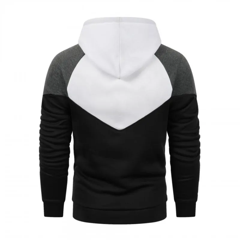 Men's Casual Colorblock Loose Long-sleeved Hoodie 90143154M sold by Manly product image thumbnail 4