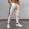 Men's Sports Casual Polar Fleece Warm Color Block Trousers 09686393M sold by Manly