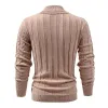 Men's Casual Thin Lapel Twist Slim Fit Knitted Pullover Sweater 96731494M sold by Manly