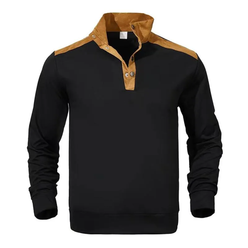 Men's Casual Button-down Sweatshirt 64116571X sold by Manly