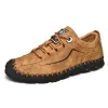 MEN'S CASUAL LACE UP HANDMADE SHOES 26804208M sold by Manly