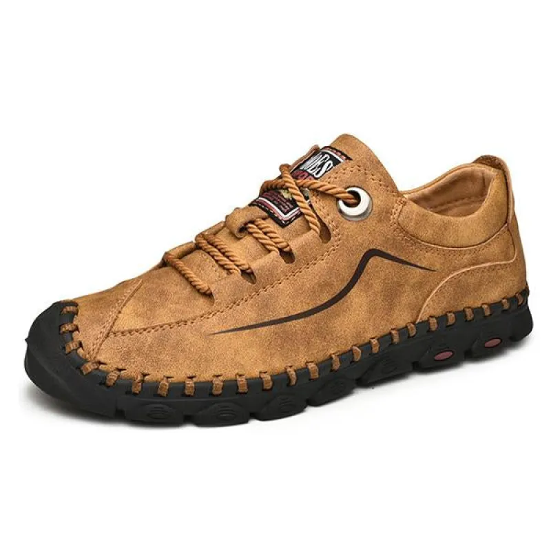 MEN'S CASUAL LACE UP HANDMADE SHOES 26804208M sold by Manly
