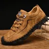 MEN'S CASUAL LACE UP HANDMADE SHOES 26804208M sold by Manly