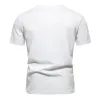 Men's Solid Waffle Small V Neck Short Sleeve Casual T-shirt 78383612Z sold by Manly
