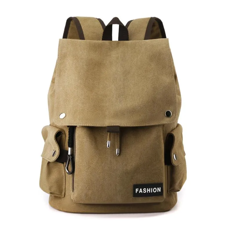 Men's Casual Large Capacity Multifunctional Canvas Backpack 36459170M sold by Manly