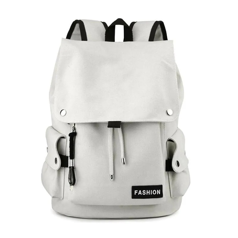 Men's Casual Large Capacity Multifunctional Canvas Backpack 36459170M sold by Manly product image thumbnail 2