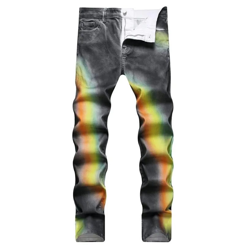 Men's Casual Rainbow Jeans 06061041Y sold by Manly