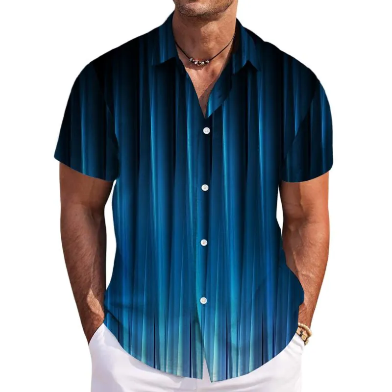 Men's Casual Short Sleeve Printed Hawaiian Shirt 64909258X sold by Manly