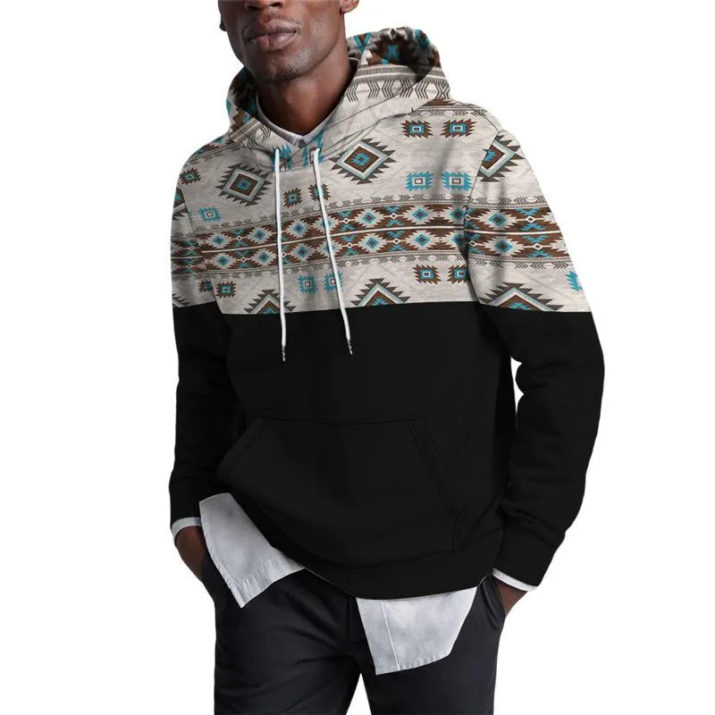 Men's Printed Casual Outdoor Hoodie Sweatshirt 03132284X sold by Manly product image thumbnail 4