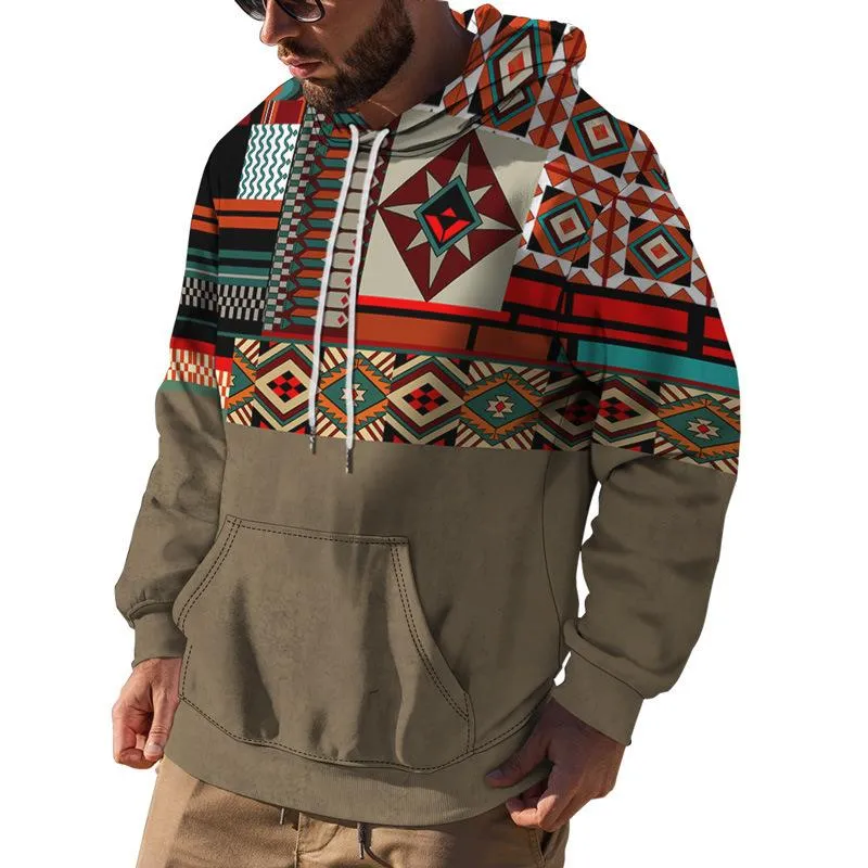 Men's Printed Casual Outdoor Hoodie Sweatshirt 03132284X sold by Manly product image thumbnail 3