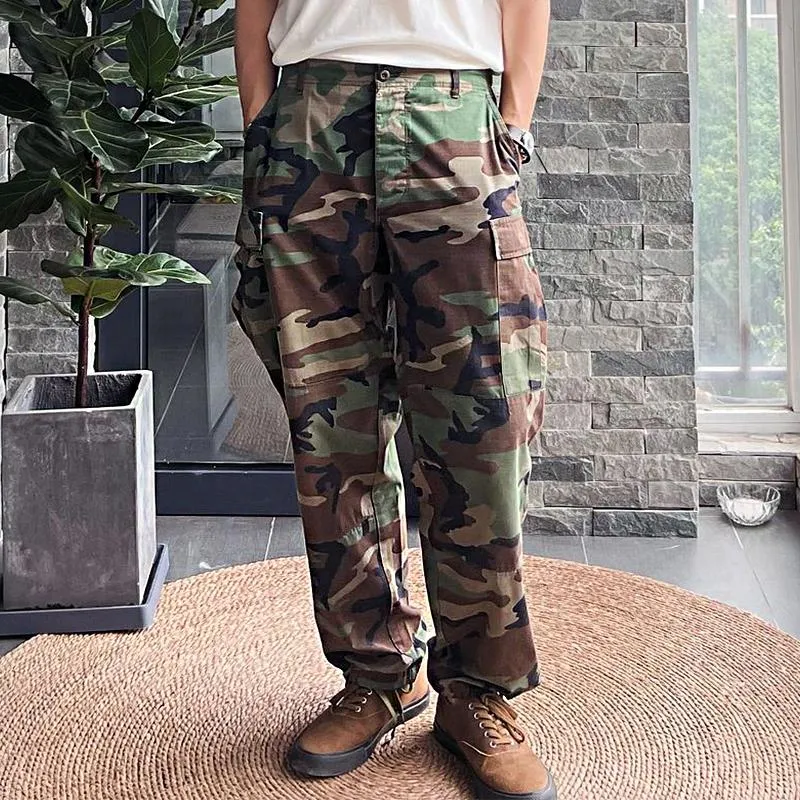 Men's Retro Casual Camouflage Pocket Cargo Pants 23556947TO sold by Manly product image thumbnail 2