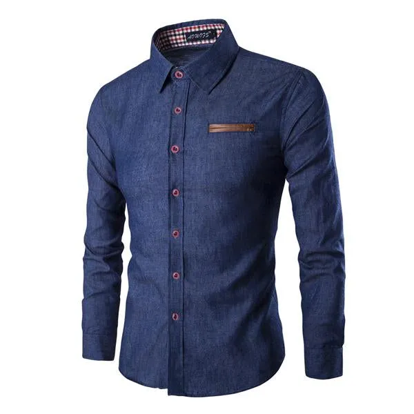 MEN'S POCKET DENIM SHIRT 60231555X sold by Manly product image thumbnail 2
