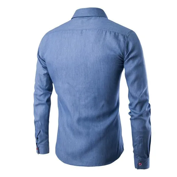 MEN'S POCKET DENIM SHIRT 60231555X sold by Manly product image thumbnail 3