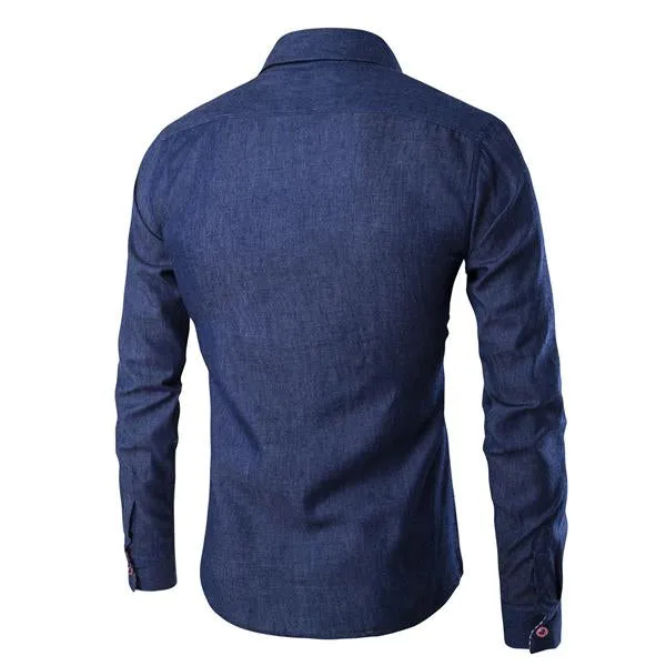 MEN'S POCKET DENIM SHIRT 60231555X sold by Manly product image thumbnail 4