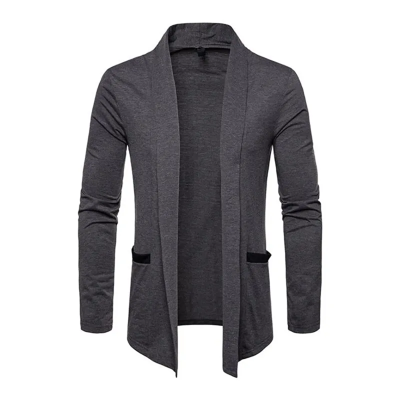 Men's Casual Long Sleeve Loose Cardigan 99865516M sold by Manly