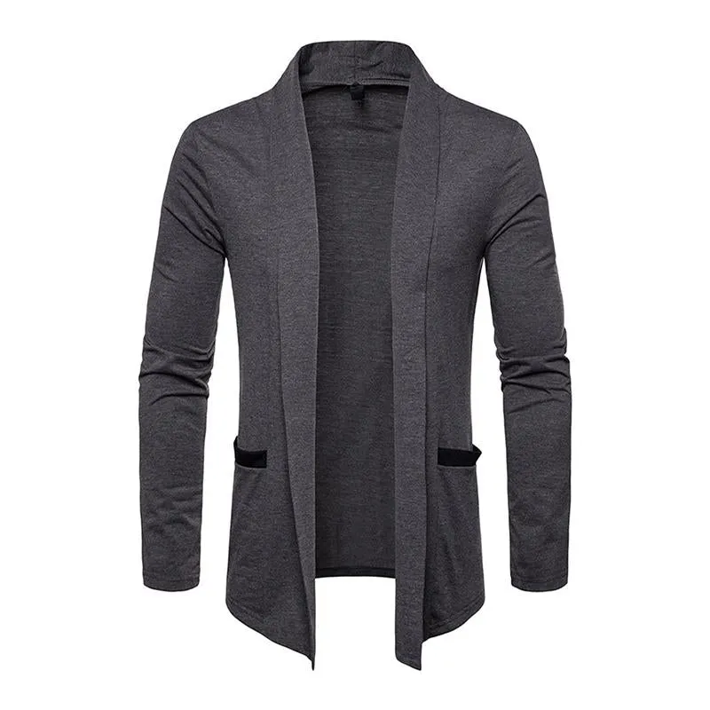 Men's Casual Long Sleeve Loose Cardigan 99865516M sold by Manly