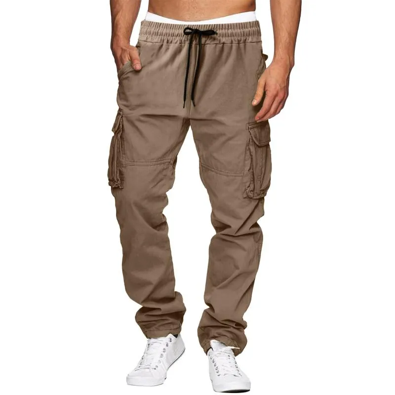 Men's Casual Cotton Blend Multi-Pocket Cargo Pants 97349116M sold by Manly product image thumbnail 3