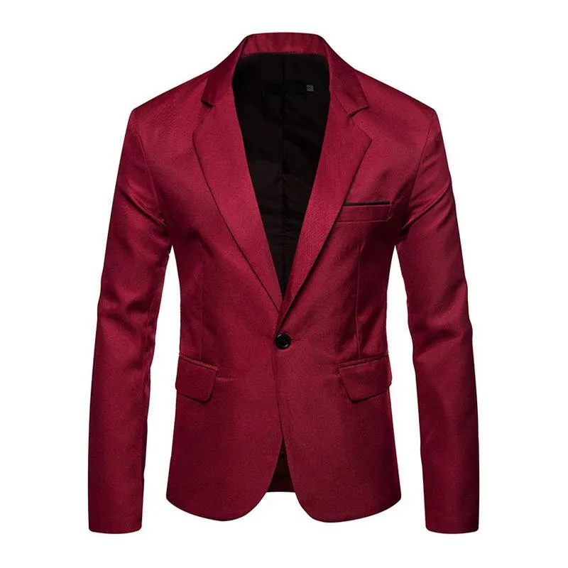 Men's Solid Color Multi-Pocket Blazer 63628898X sold by Manly product image thumbnail 2