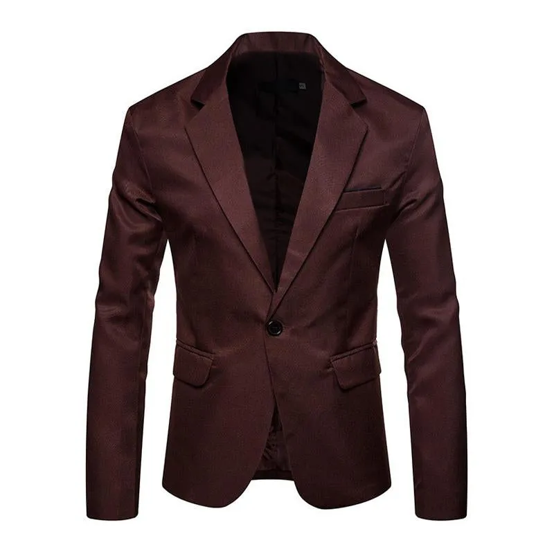 Men's Solid Color Multi-Pocket Blazer 63628898X sold by Manly product image thumbnail 5