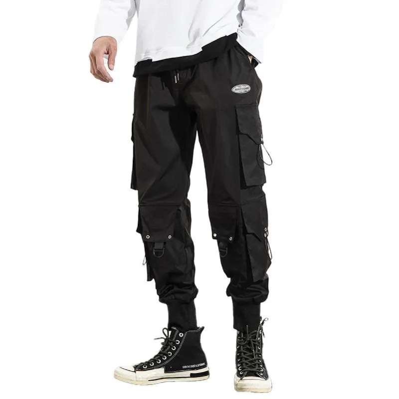 Men's Fashion Multi-pocket Casual Cargo Pants 66952502Z sold by Manly