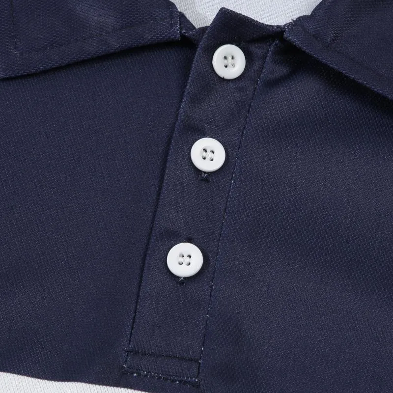 Men's Striped Casual Button-Down Short Sleeve Polo Shirt 54471170Y sold by Manly product image thumbnail 5