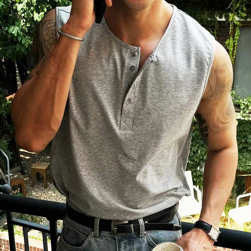 Men's Casual Retro Street Fashion Tank Top 21520059TO sold by Manly product image thumbnail 2