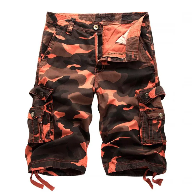 Men's Casual Outdoor Camouflage Loose Multi-pocket Cargo Shorts 00450760M sold by Manly product image thumbnail 2