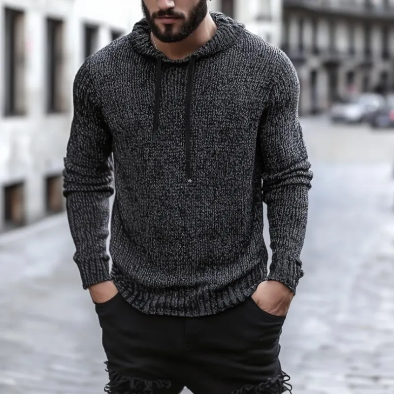 Men's Casual Pile Collar Slim Fit Knitted Pullover Sweater 98363136M sold by Manly product image thumbnail 2