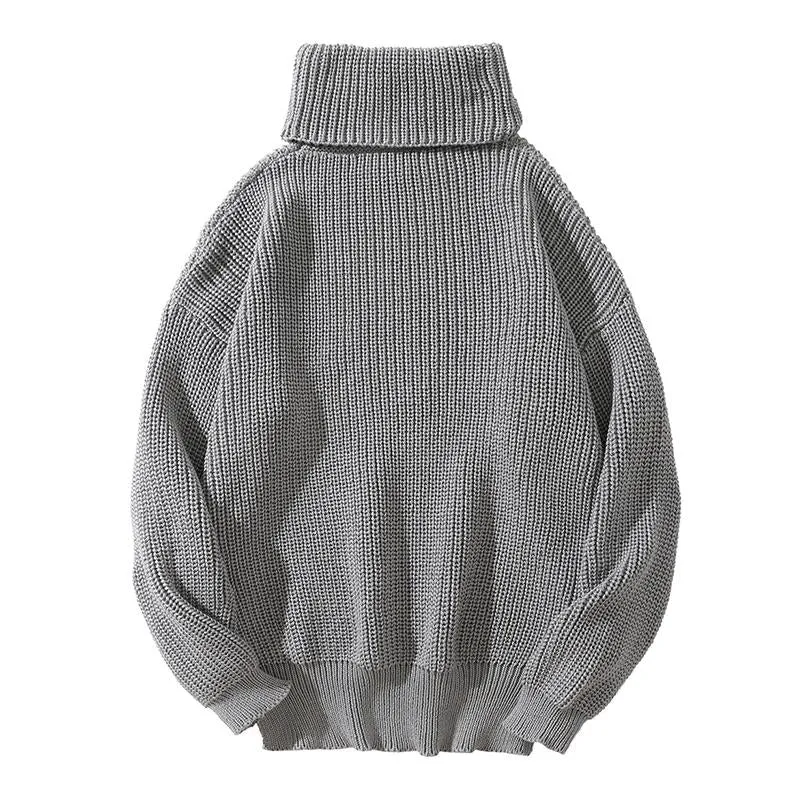 Men's Casual Turtleneck Loose Pullover Knitted Sweater 94086456M sold by Manly product image thumbnail 2