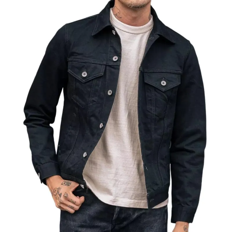 Men's Vintage Casual Solid Pocket Lapel Jacket 29981065TO sold by Manly