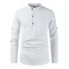 Men's Stand Collar Long Sleeve Shirt 24413683Z sold by Manly