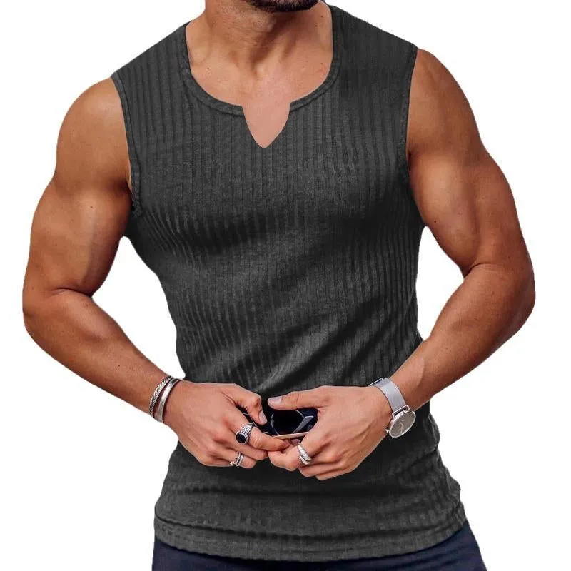 Men's Casual Pit Article Fabrics Sports Tank Top 24012821Y sold by Manly product image thumbnail 4
