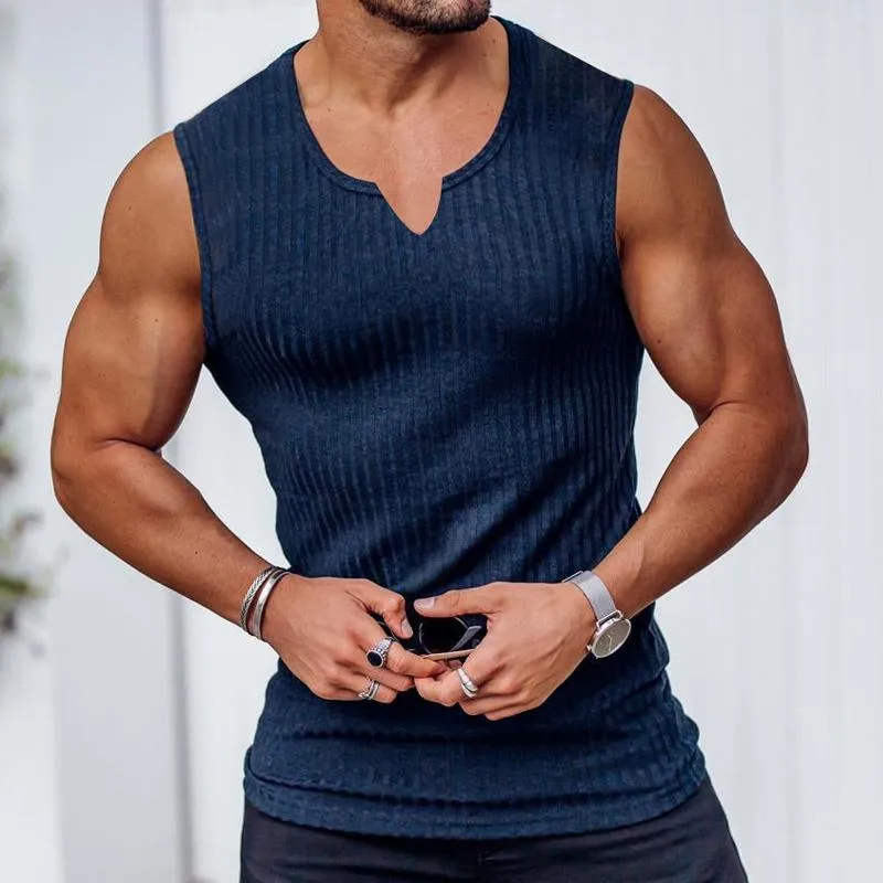 Men's Casual Pit Article Fabrics Sports Tank Top 24012821Y sold by Manly product image thumbnail 5