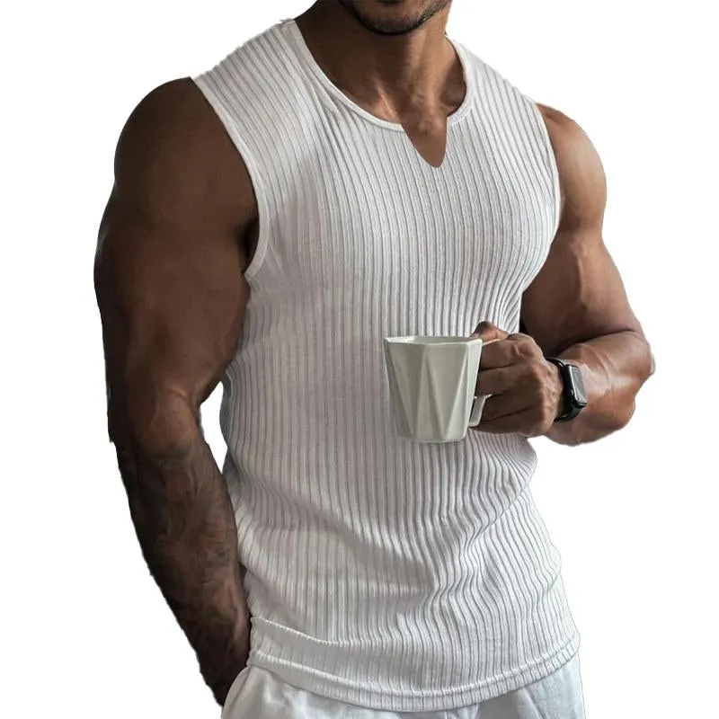 Men's Casual Pit Article Fabrics Sports Tank Top 24012821Y sold by Manly