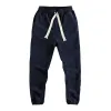 Men's Casual Comfortable Solid Color Elastic Waist Loose Sweatpants 95416210M sold by Manly