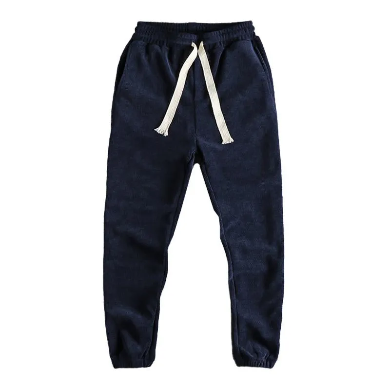 Men's Casual Comfortable Solid Color Elastic Waist Loose Sweatpants 95416210M sold by Manly product image thumbnail 3