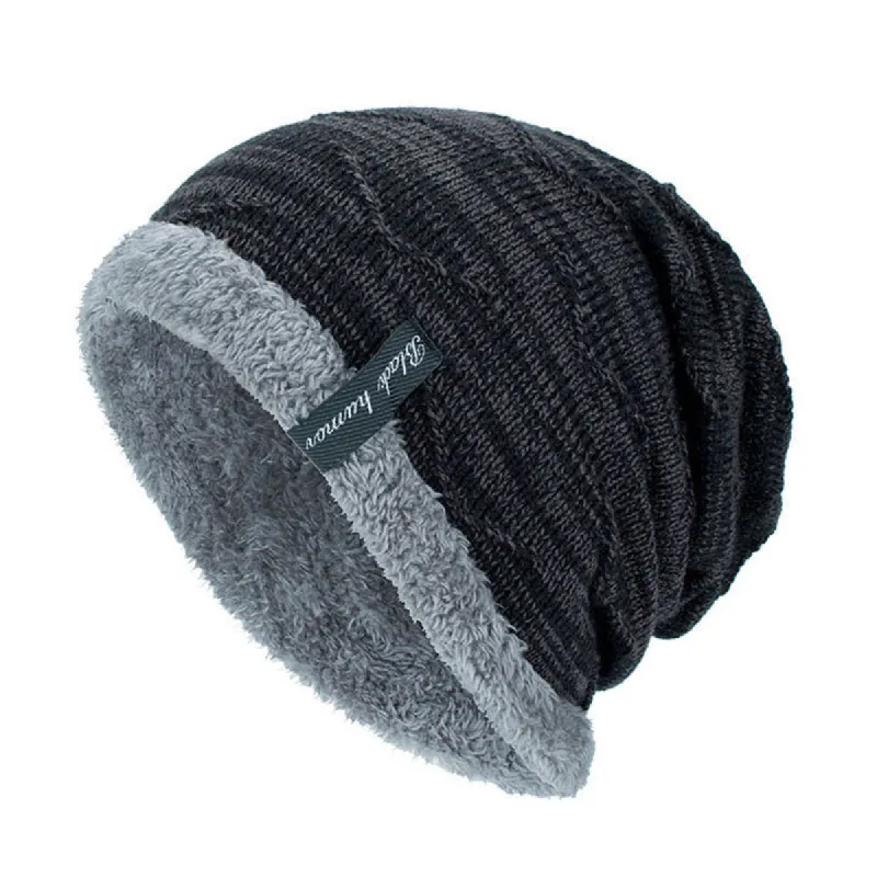 Men's Fleece Warm Knitted Hat 57515528Y sold by Manly