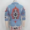 Men's Vintage Jacquard Shawl Collar Belted Mid-Length Cardigan 61288475Y sold by Manly
