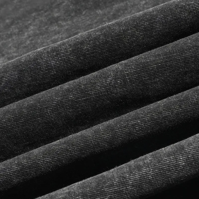 Men's Vintage Distressed Washed Round Neck Short-sleeved T-shirt 80240624TO sold by Manly product image thumbnail 4