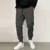 Men's Solid Loose Elastic Waist Casual Sports Pants 27370310Z sold by Manly