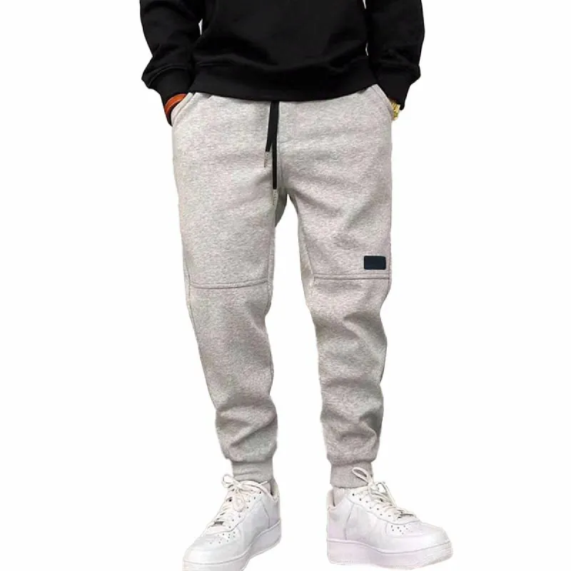 Men's Solid Loose Elastic Waist Casual Sports Pants 27370310Z sold by Manly