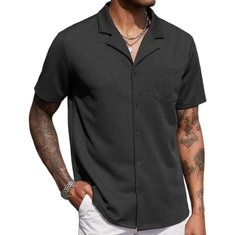 Men's Buttoned Short Sleeve Cuban Beach Shirt 32086007X sold by Manly product image thumbnail 2