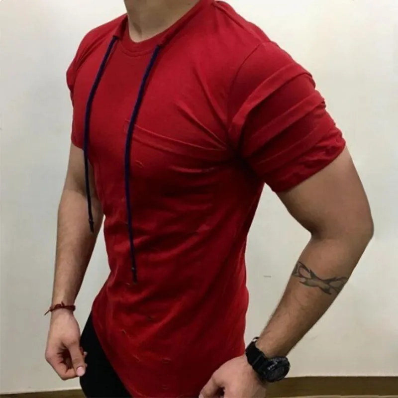 Men's Casual Pleated Short-sleeved T-shirt 96414850TO sold by Manly product image thumbnail 5