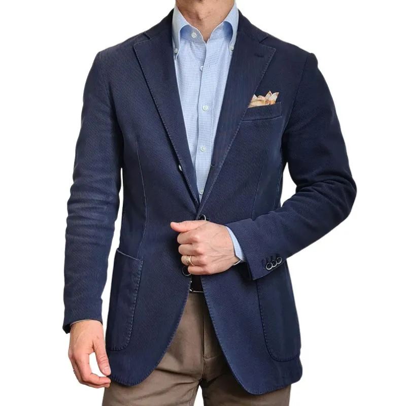 Men's Vintage Solid Color Notch Lapel Single Breasted Slim Blazer 06128364Z sold by Manly