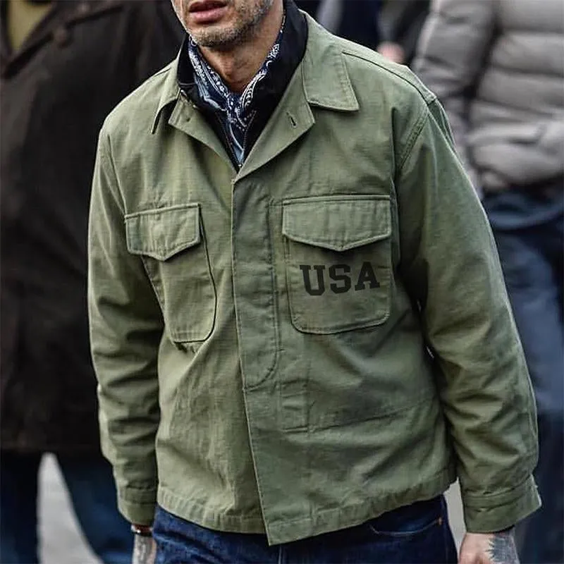 Men's Vintage Casual USA Pocket Jacket 72781556TO sold by Manly product image thumbnail 2