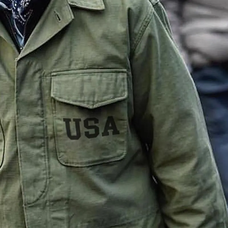 Men's Vintage Casual USA Pocket Jacket 72781556TO sold by Manly product image thumbnail 3